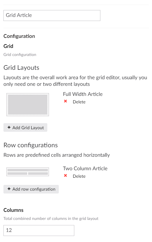 foundation with grid Templates, (partial) views and macros our